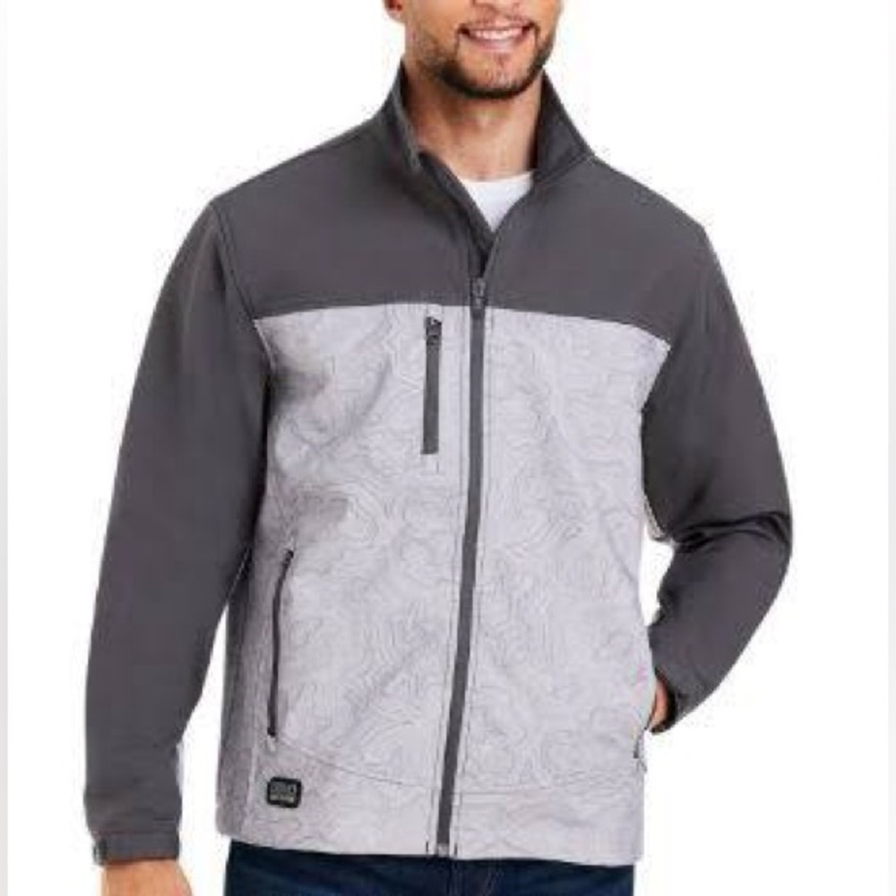 NWT Dri-Duck Soft Shell Jacket Black & Gray 2 Tone 2XL Tall